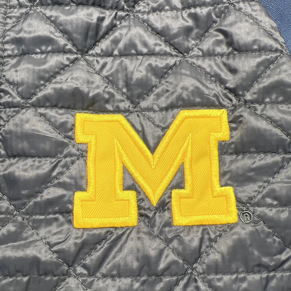 Куртка с капюшоном на молнии спереди Michigan Wolverines Colosseum с длинным рукавом для взрослых L темно-синяя - Изображение 4 из 4