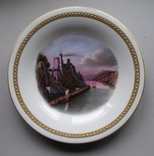 Burg Rheinstein - Castle of Rheinstein - dat. 1867 -  Monogramm