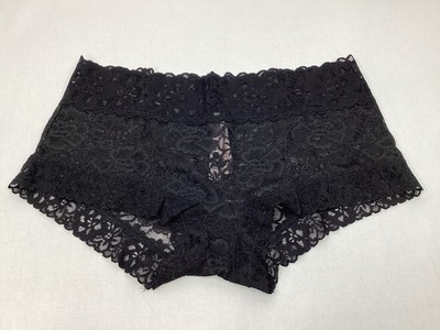 Victoria Secret Panties SHORTIE Size M/M Black NWT