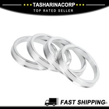 Universal Piece Of 4 Hub Centric Rings 57.1mm Id To 66.6mm Od Aluminum Alloy