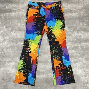 LOUDMOUTH GOLF PANTS paint splatter Womens 10 colors fun funky loud