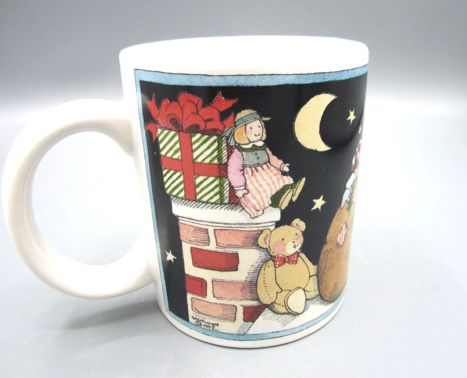 Susan Winget CIC Santa доставка Рождество многоцветный кофе чай кружка 12 унций (C27 - Изображение 4 из 4