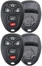 KeylessOption Just The Case Keyless Entry Remote Key Fob Shell, Pack of 2 -...