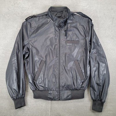Members Only Vintage Iconic Racer Jacket Black Size 38 Europe Craft Mens Bomber