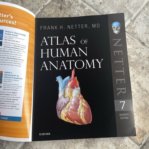 Atlas of Human Anatomy (Netter Basic Science) 7th Seventh Ed. ~ INCLUDES CODE - Foto 9 di 16