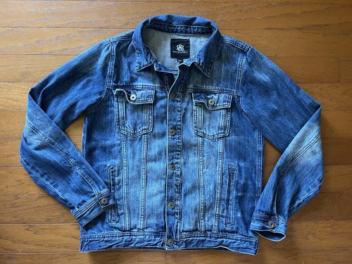 Chaqueta vaquera de mezclilla azul desgastada talla XL de ROCK & REPUBLIC para mujer - Imagen 7 de 11