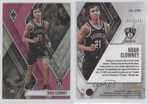 2023-24 Panini Phoenix Rookies Pink /175 Noah Clowney #286 Rookie RC