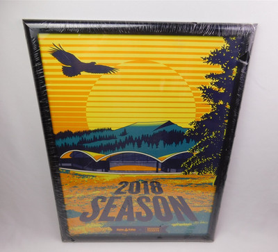 NEW SEALED Alpine Valley 2018 Season Venue Art Print Poster 25'' x 19'' Framed