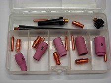 Kit ricambio ugello porta pinza completamento torcia saldatrice tig 9 20