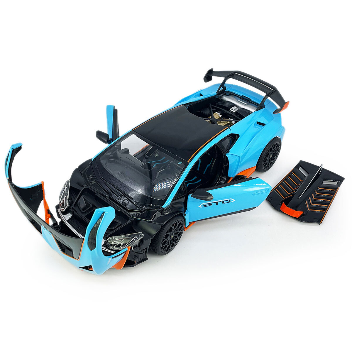 1/18 Lamborghini Huracan STO Model Car Metal Diecast Collectible