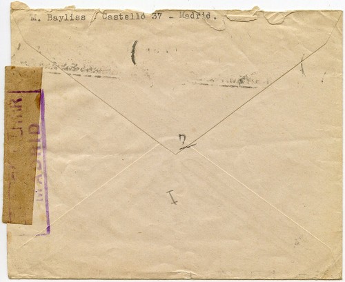 SPAIN CENSORED MAIL WW2 COVERS AIRMAILS FRANKINGS REGISTERED etc.EACH ONE PRICED - Picture 15 of 21