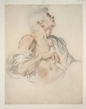 Rubens (after): The Young Warrior, Lithograph, 1923