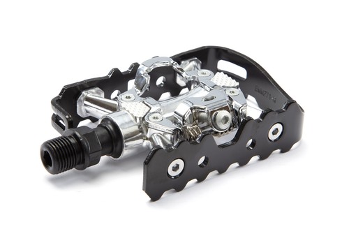 Jobsworth Single Side Clipless SPD-Style Pedals With Cleats - Picture 2 of 4