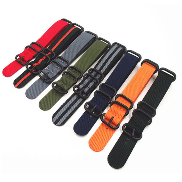 Nylon Strap Colorful OB Black Buckle 18 20 22 24MM Watch Band 32Colors Available Nylon Strap Colorful OB Black Buckle 18 20 22 24MM Watch Band 32Colors Available