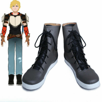 RWBY Jaune Arc Cosplay Costume Boots Shoes Version 2 Halloween Custom Made