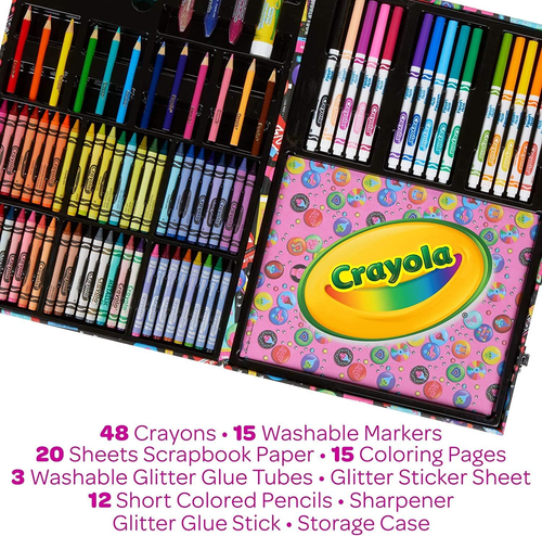 Trolls World Tour Inspiration Art Case, over 110 Pieces, Art Set, Gifts for Kids - Picture 5 of 12