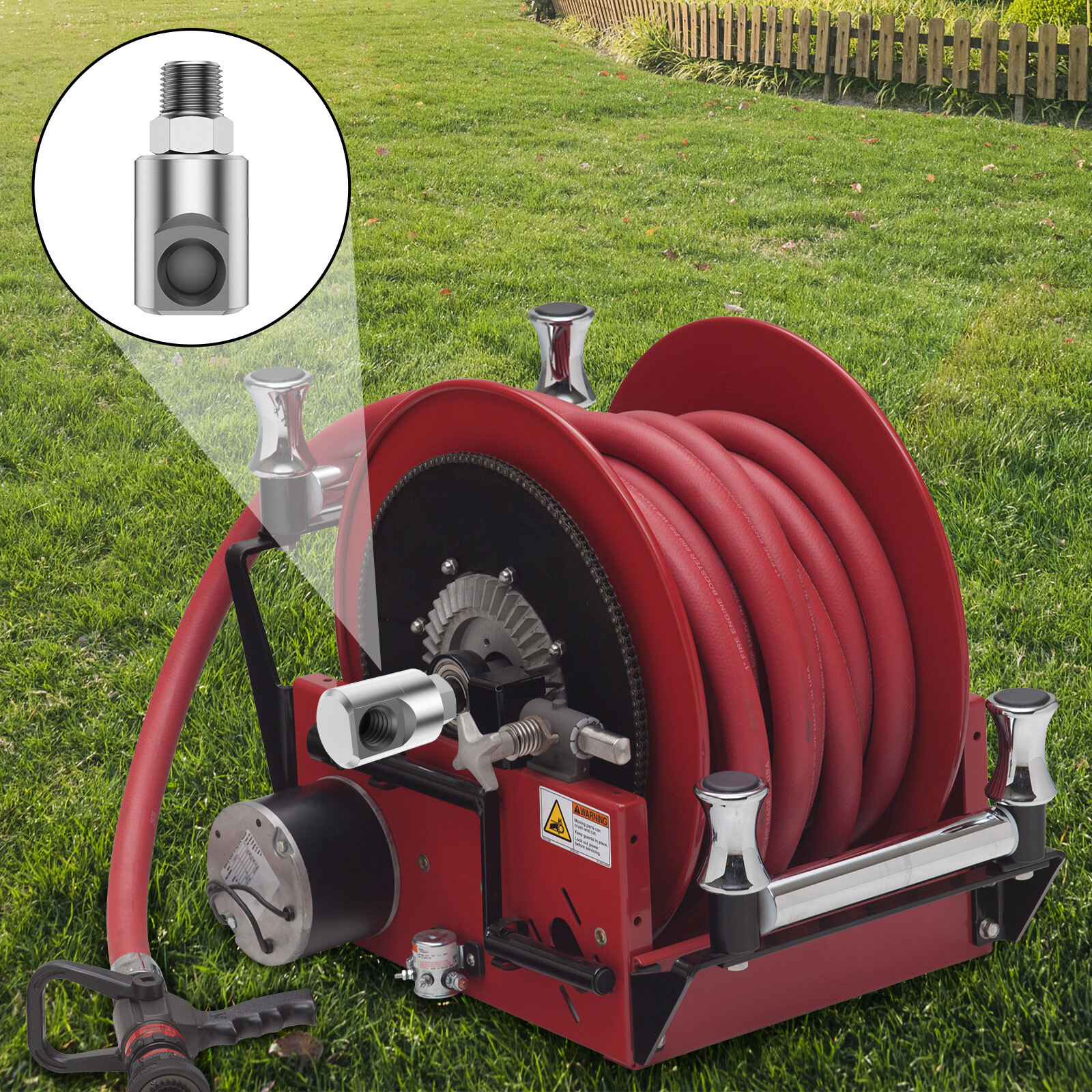 Garden Hose Reel Swivel Fitting 304 Stainless Steel 1/2inch Heavy Duty📨