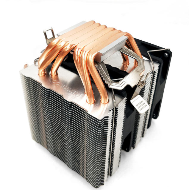 6 Heat Pipes CPU Cooler Cooling Fan 4 Pin PWM RGB Intel LGA Core AMD ...