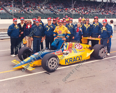 BOBBY RAHAL1990 INDY 500 AUTO RACING 8X10 PHOTO