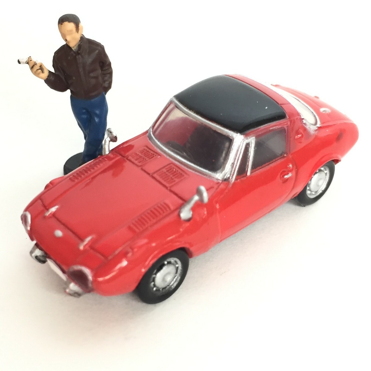 ミニカー MODELPET TOYOTA SPORTS 800 Time Slip Glico Mini Figure Miniature Car Toyota Sports 800