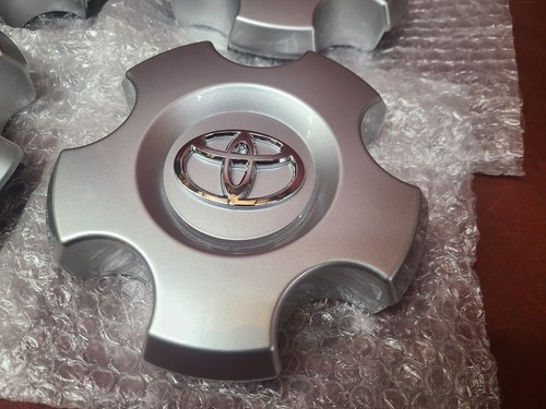 2007-2017 FOR Toyota Tundra Sequoia Center Cap Hubcap Silver 42603-0C070 SET 4 - Picture 2 of 7