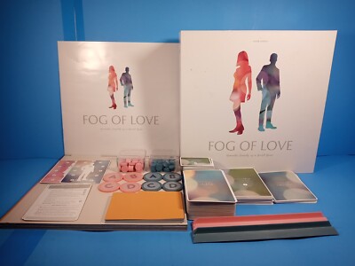 Fog of Love Board Game (2017, Jacob Jaskov) Complete