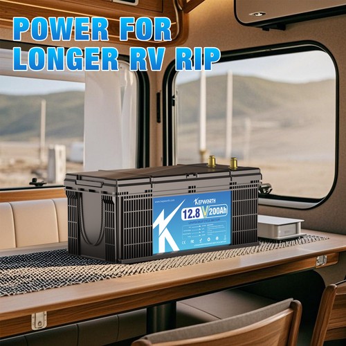12V 200Ah LiFePO4 Lithium Battery 200A BMS for Solar RV Off-grid+7A Charge - Picture 18 of 19