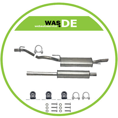 Komplette Auspuffanlage Auspuff VW Golf III 1.4 - 1.9 1991-1998 Schalldämpfer
