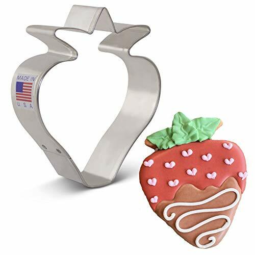 Formina per biscotti a forma di fragola Ann Clark Cookie Cutters, 8,3 cm (G4r)