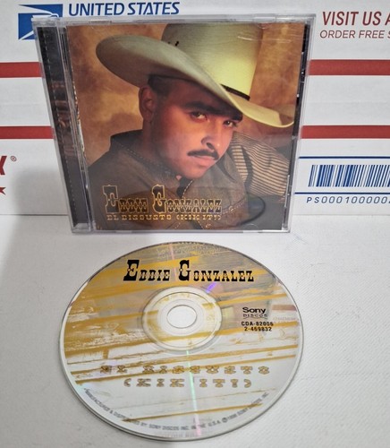 Eddie Gonzalez El Disgusto (Kik It!) CD 1996 Tejano Tex-Mex Cumbia Norteno
