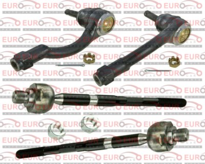 4Pcs Steering Kit For Hyundai Equus 5.0L Ultimate Inner Outer Tie Rod Rack Ends