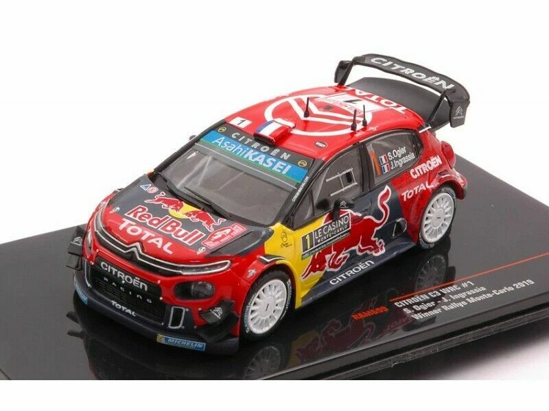IXO 1/43 MODELLINO AUTO RALLY CITROEN C3 WRC OGIER MONTE CARLO 2019 MODELLISMO - Immagine 4 di 4
