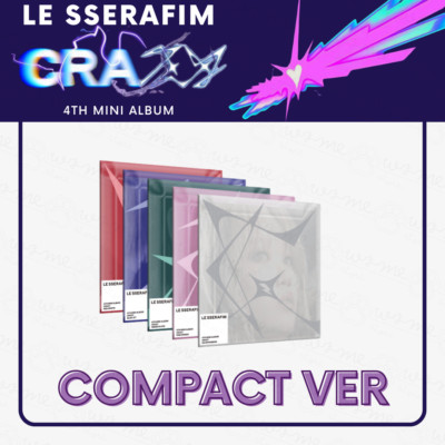 Le Sserafim 4th Mini Album CRAZY - Compact Version - Album Only - Sealed