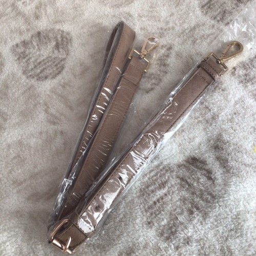 Neu ohne Etikett Crossbody Riemen beige Kunstleder gewickelt Paket 1 Zoll mal 46 Zoll Plus - Bild 1 von 7