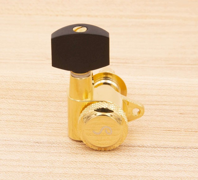 Tone Ninja Genuine Ebony Wood Tuner Buttons (6) fits Schaller, PRS