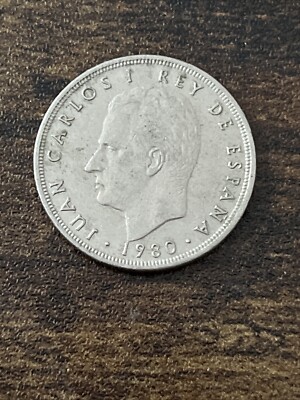 1980 Spain 5 Ptas Actual Coin TK8187*