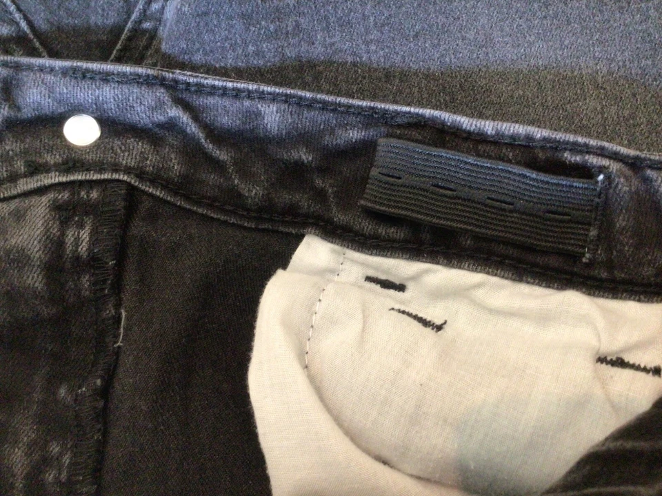 Gymboree Crazy 8 black denim skirt sz 10 adjustable waist - Image 4 of 4