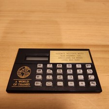 Vintage Pocket Calculator, Credit Card Sized