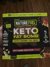 nature fuel keto fat bomb nutty carmel choco 14 bars READ DETAILS