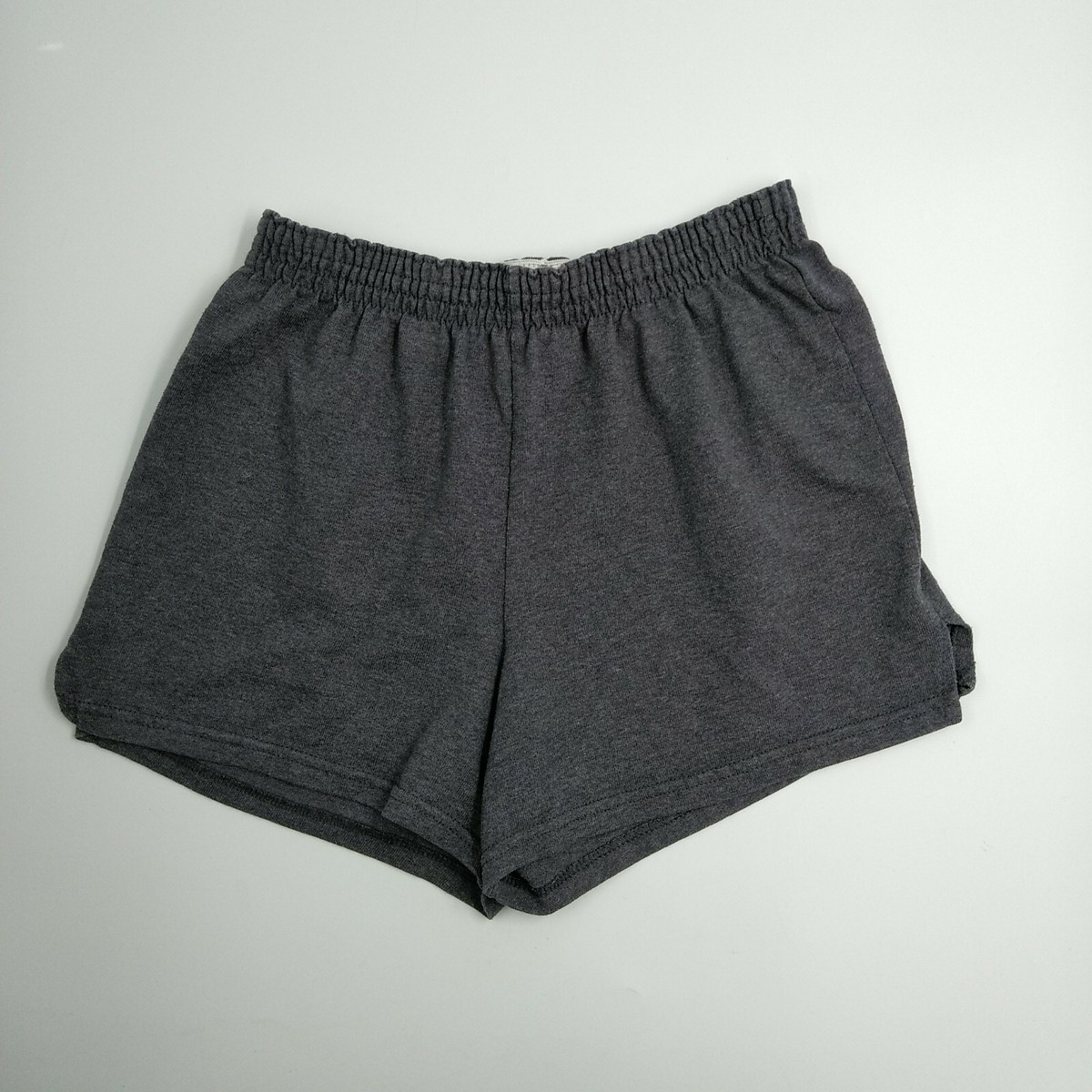 Vintage Soffe Athletic Shorts Kids Solid Gray Stretchy Sports