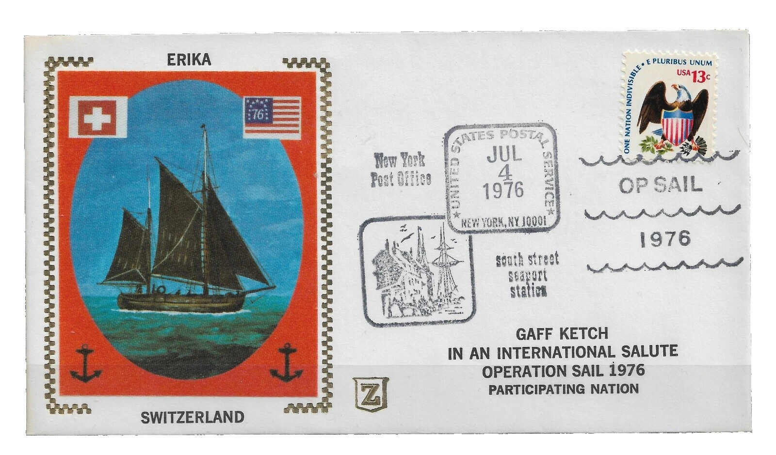 Switzerland Cover Transportation Postal Stamps