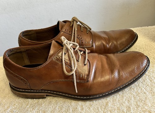 MADDEN MEN'S Size 10.5 M-ALK OXFORD - COGNAC Dress Shoes - Picture 2 of 8