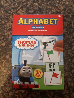 Thomas & Friends Slide & Learn Interactive Flash Cards Alphabet Hinkler 