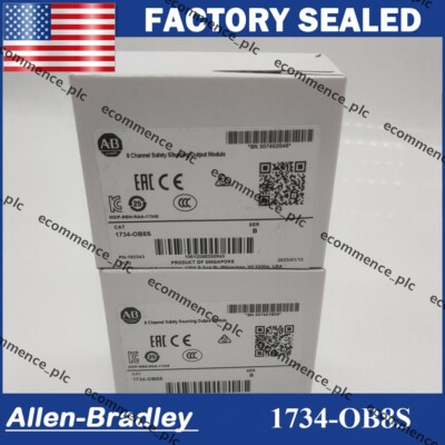 1734-OB8S,Ser B A-B  Safety Sourcing Output Module New Sealed FedEx ,DHL