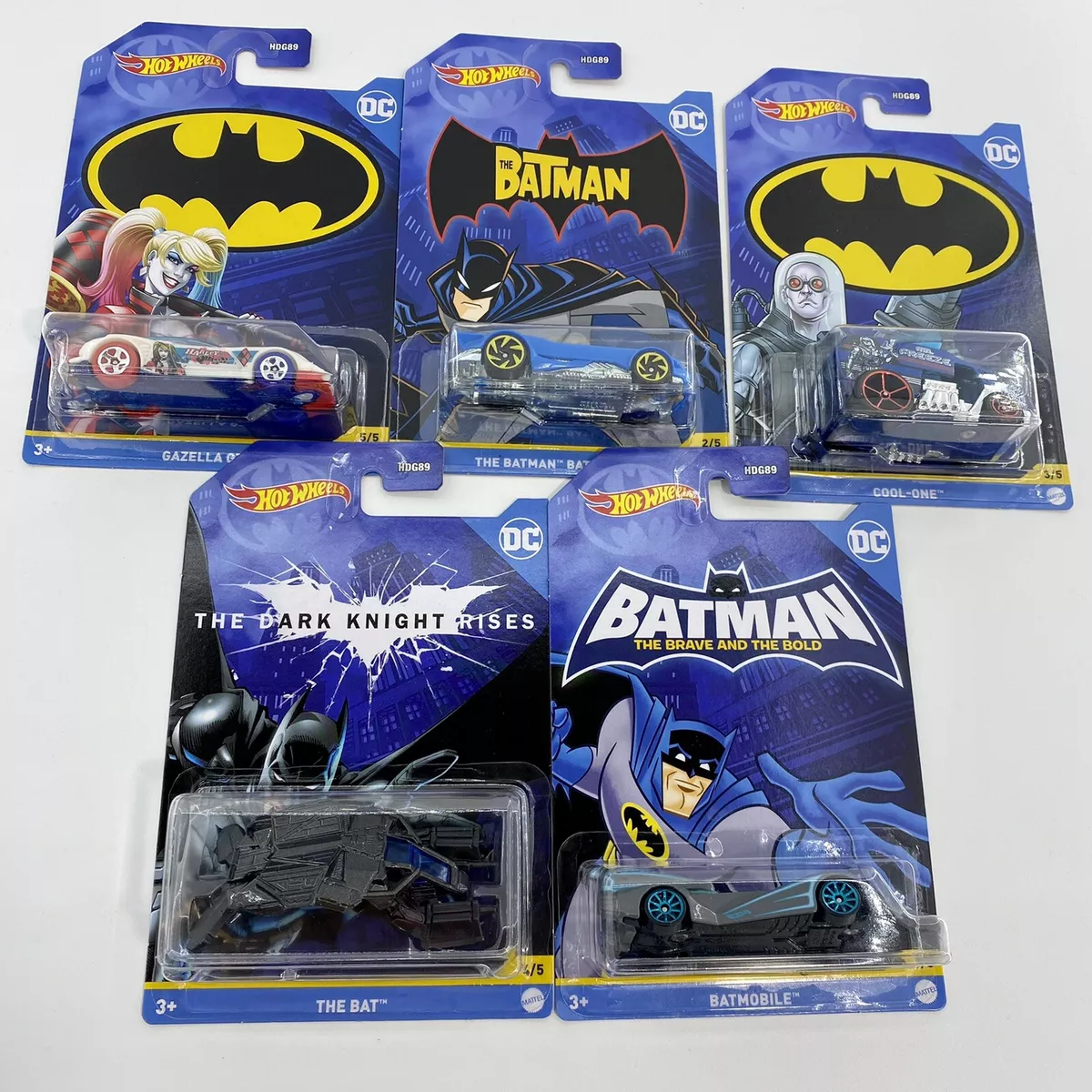 Carrinho Hot Wheels Batman Tv Series Batmobile Dc 4/5