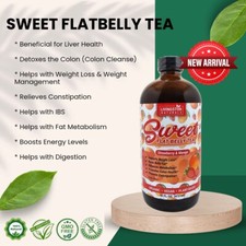 Sweet Flat Belly Tea By Livingston Natural Herbal Labs, Plant Based, 16 oz.