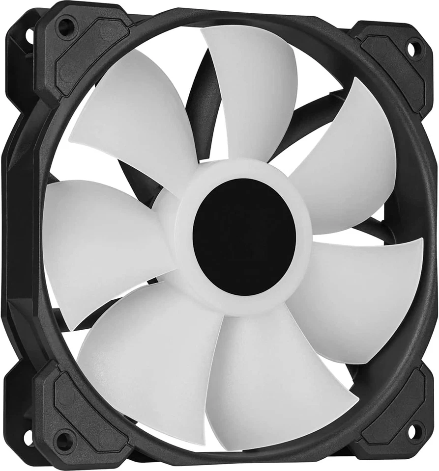 Lot de 6 ventilateurs LED RGB colorés PC Case 120 mm SILENCIEUX FLUSSE D'AIR ... - Image 4 of 4