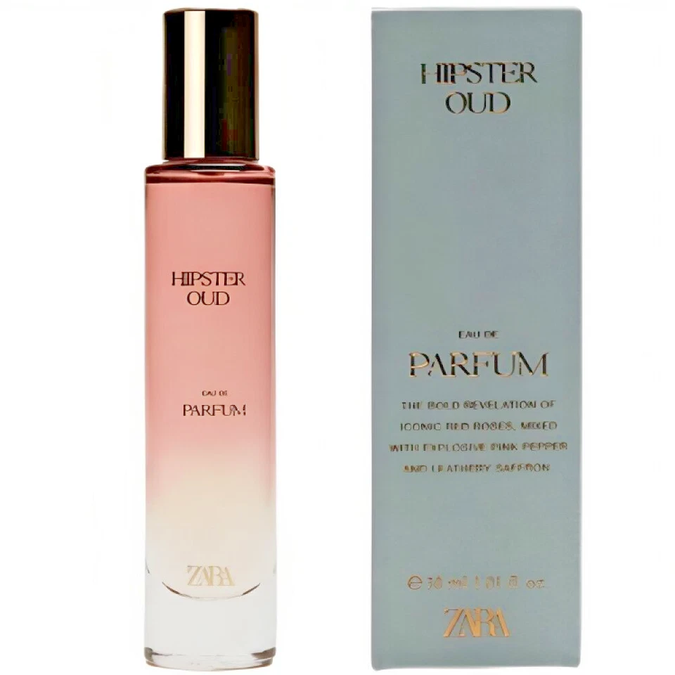 Zara Hipster Oud 30 ml - 1,01 Oz. Eau De Parfum Damen EdP Duft Brandneu