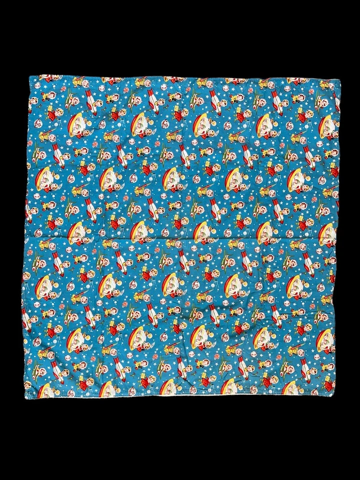 "Manta bebé vintage unisex retro nave espacial cohetes 39""x39""" Foto 3 de 4