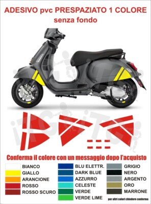 Kit Adesivi Stickers Vespa GTS 300 125 Super Sport nuovi NEW